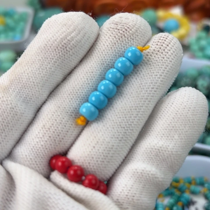 南红玛瑙未镶嵌手链绿松石