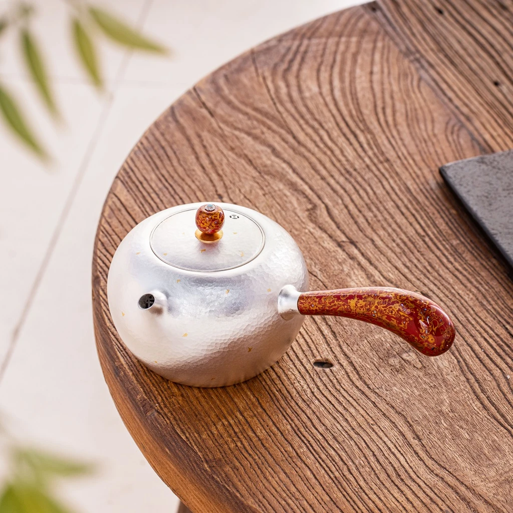 蜂鸟工坊 素小姐银壶漆把侧把 MJYXA2098 MJYXA11310