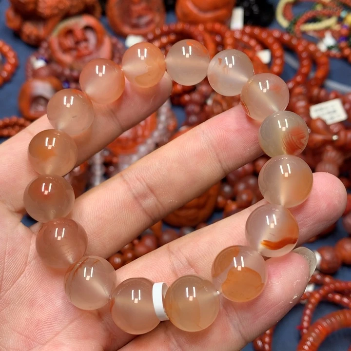 南红玛瑙未镶嵌手串14mm
