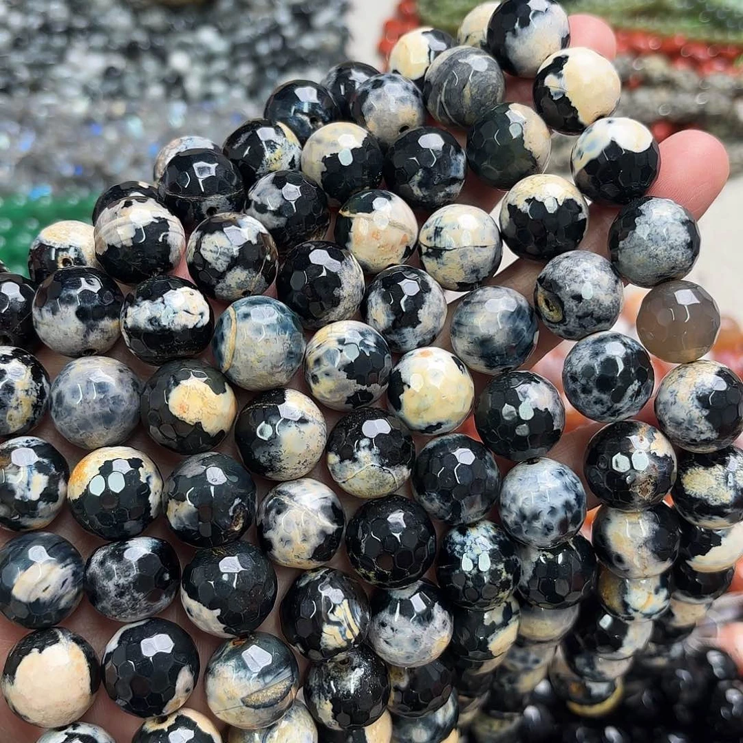 玛瑙/玉髓未镶嵌珠宝半成品卡15黄奶皮圆切一条