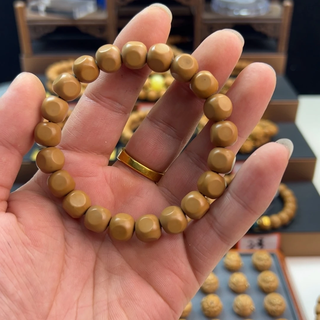 猴头核桃手串微瑕9+大面六方2号