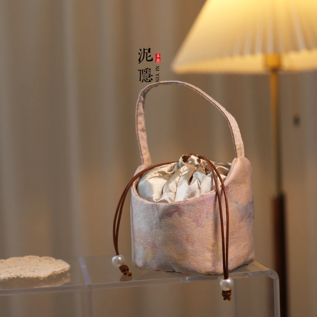 小清新茶具外出携带包国风旅行茶具收纳包茶事包盖碗茶壶主人杯袋