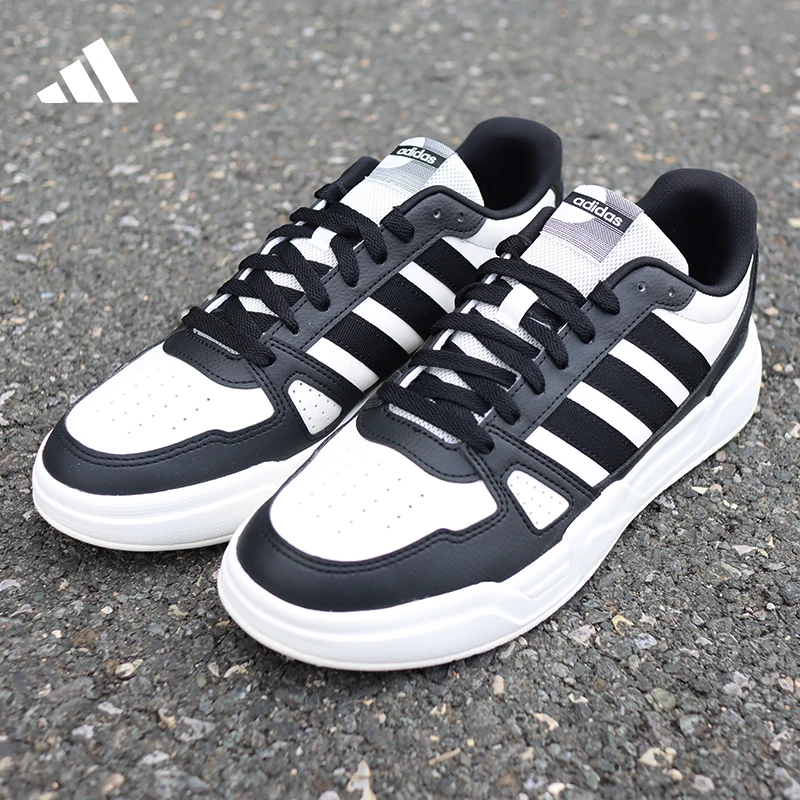 阿迪达斯男鞋女鞋2025春季新款皮质轻便运动鞋休闲鞋板鞋JR5232