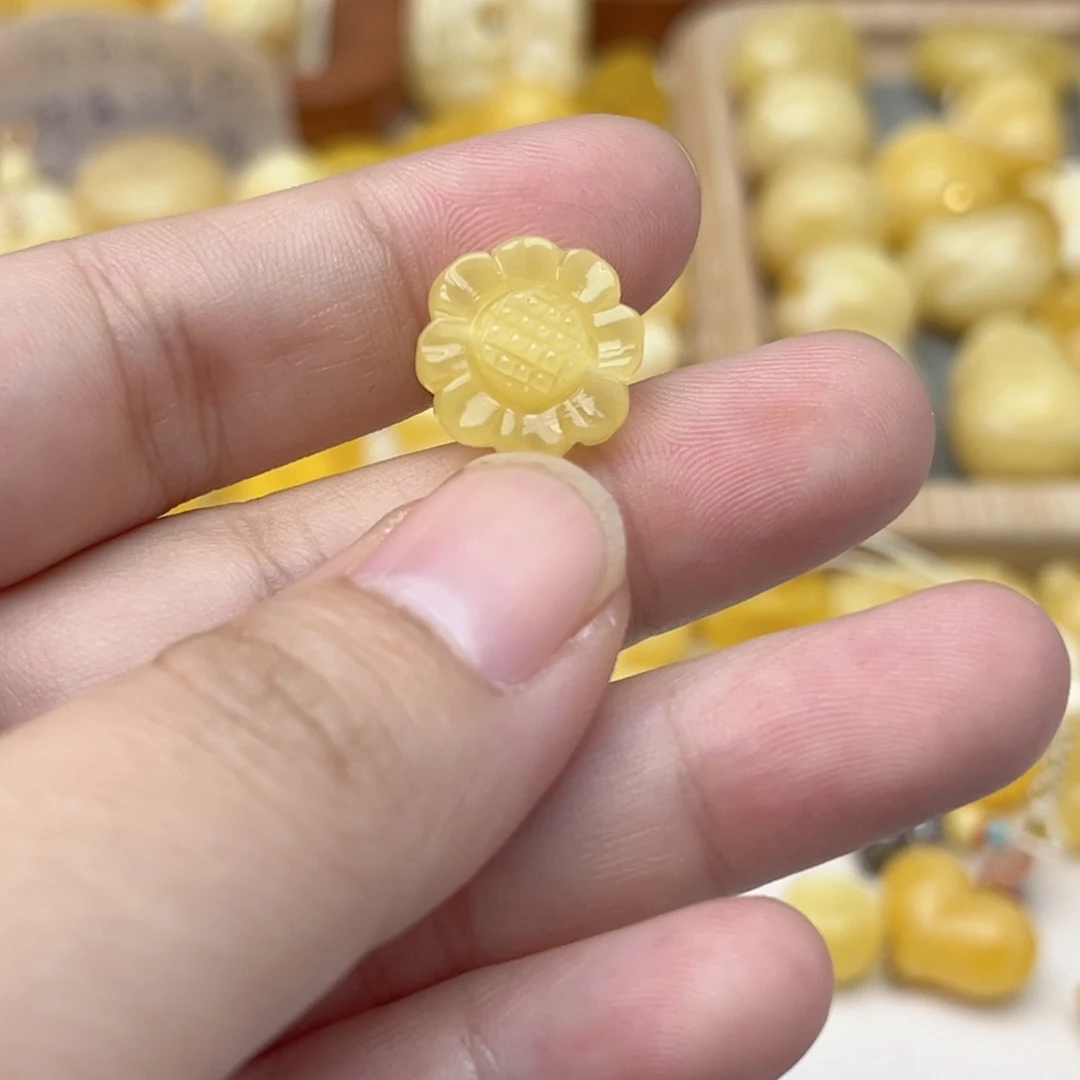 裸石蜜蜡未镶嵌天然