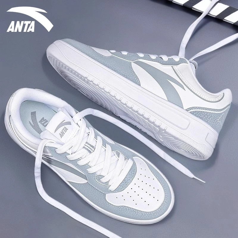 安踏板鞋男鞋冬季新款正品小白鞋防滑耐磨百搭潮流学生休闲鞋子