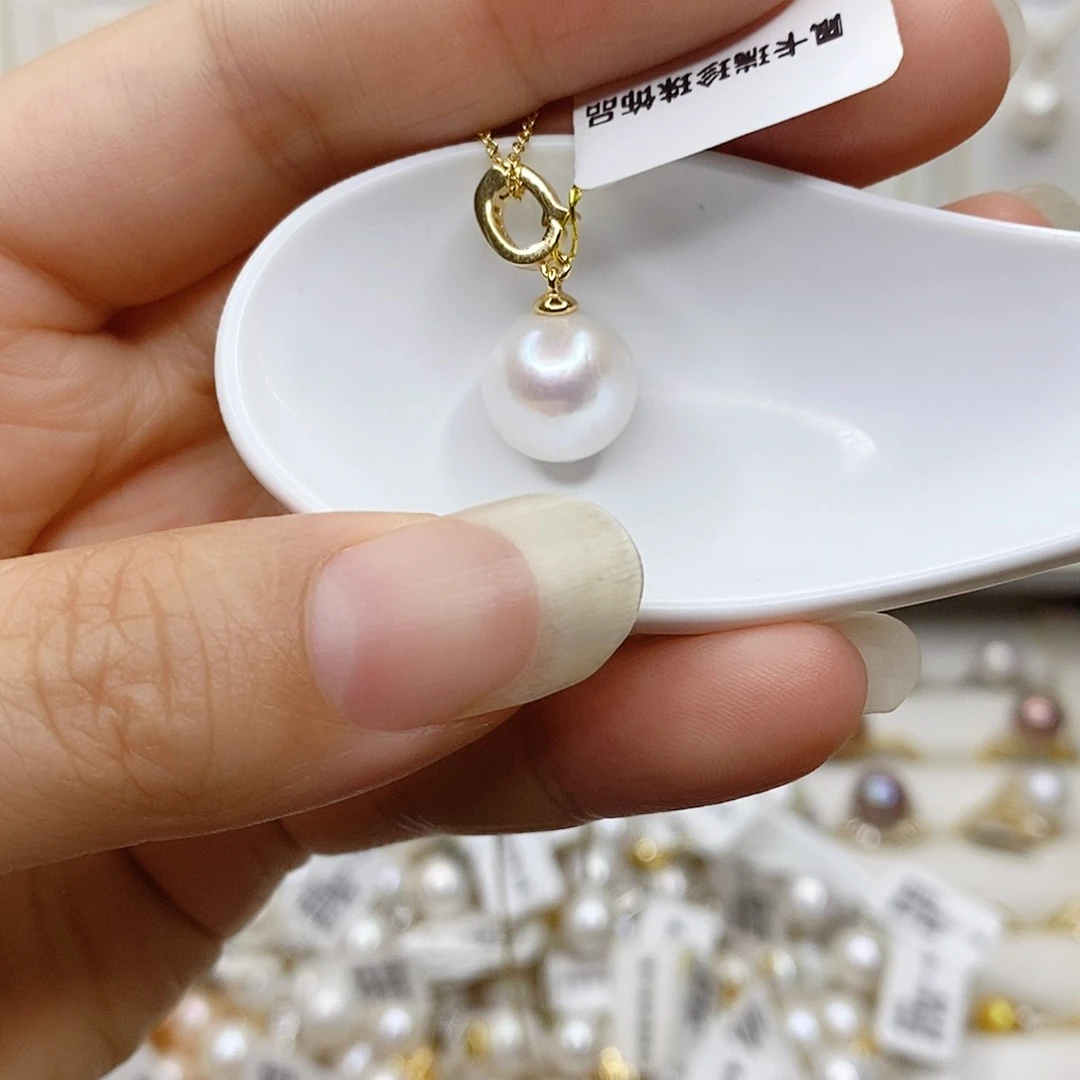淡水珍珠未镶嵌吊坠(赠链)