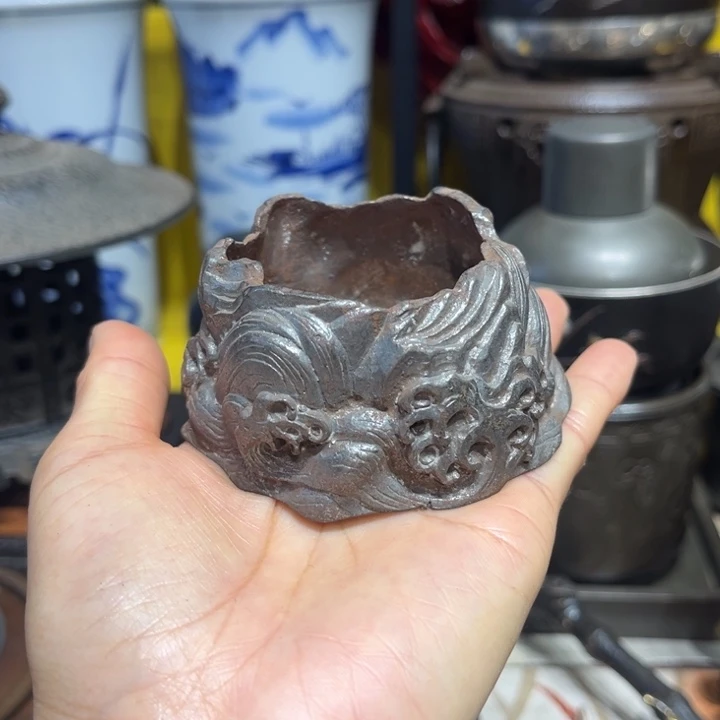 蜜安罐瓷香炉锡茶则