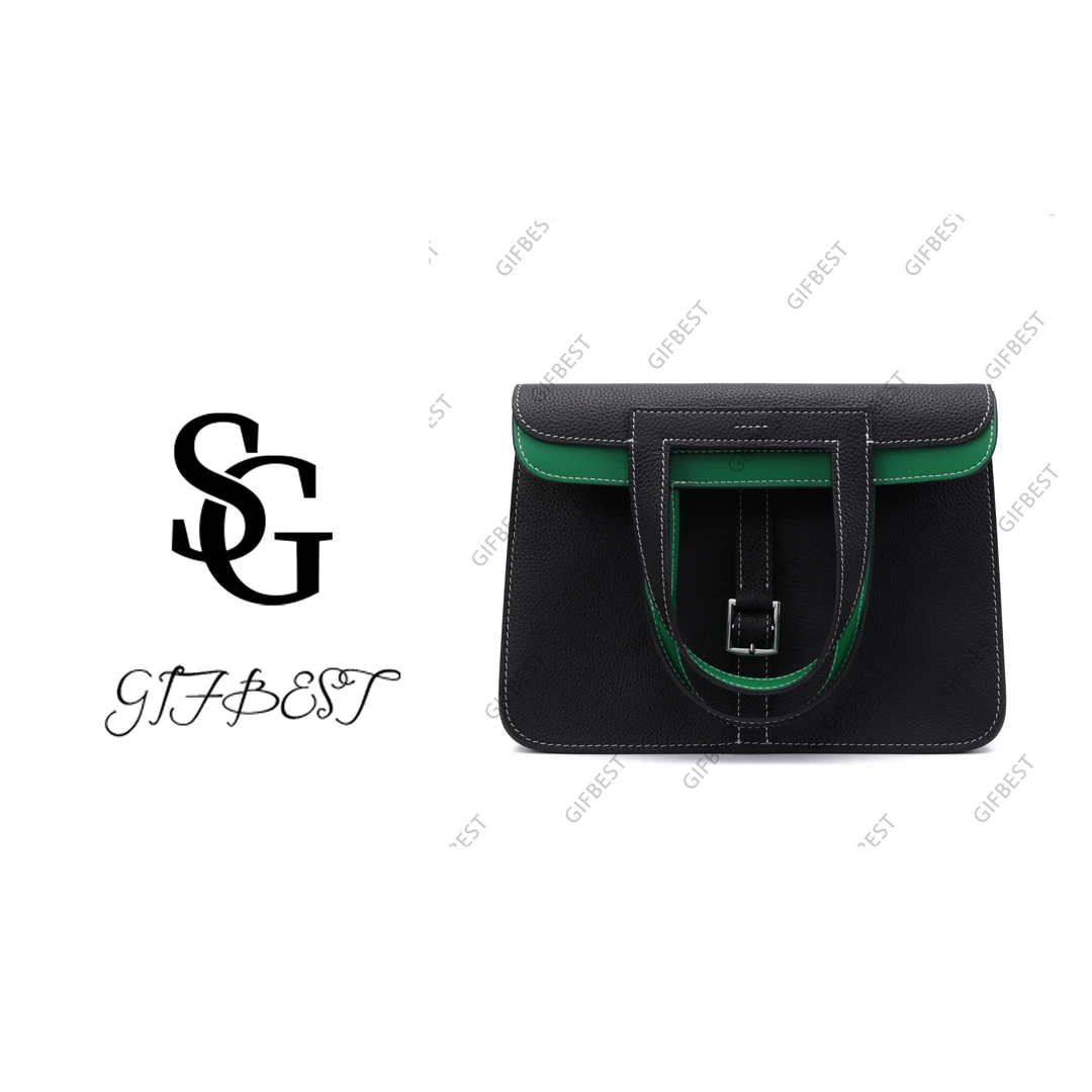 【尺寸：25*9*15】XUE-Y原创设计真皮单肩手提斜挎女包912319-1