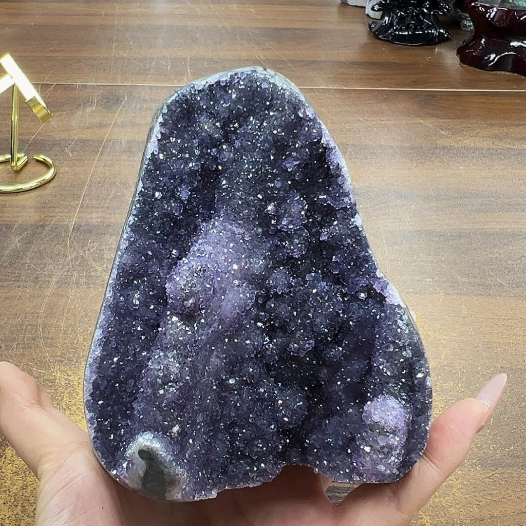 紫晶摆件未镶嵌晶体