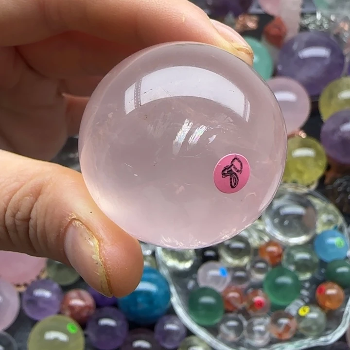 未镶嵌珠宝半成品水晶3.64厘米