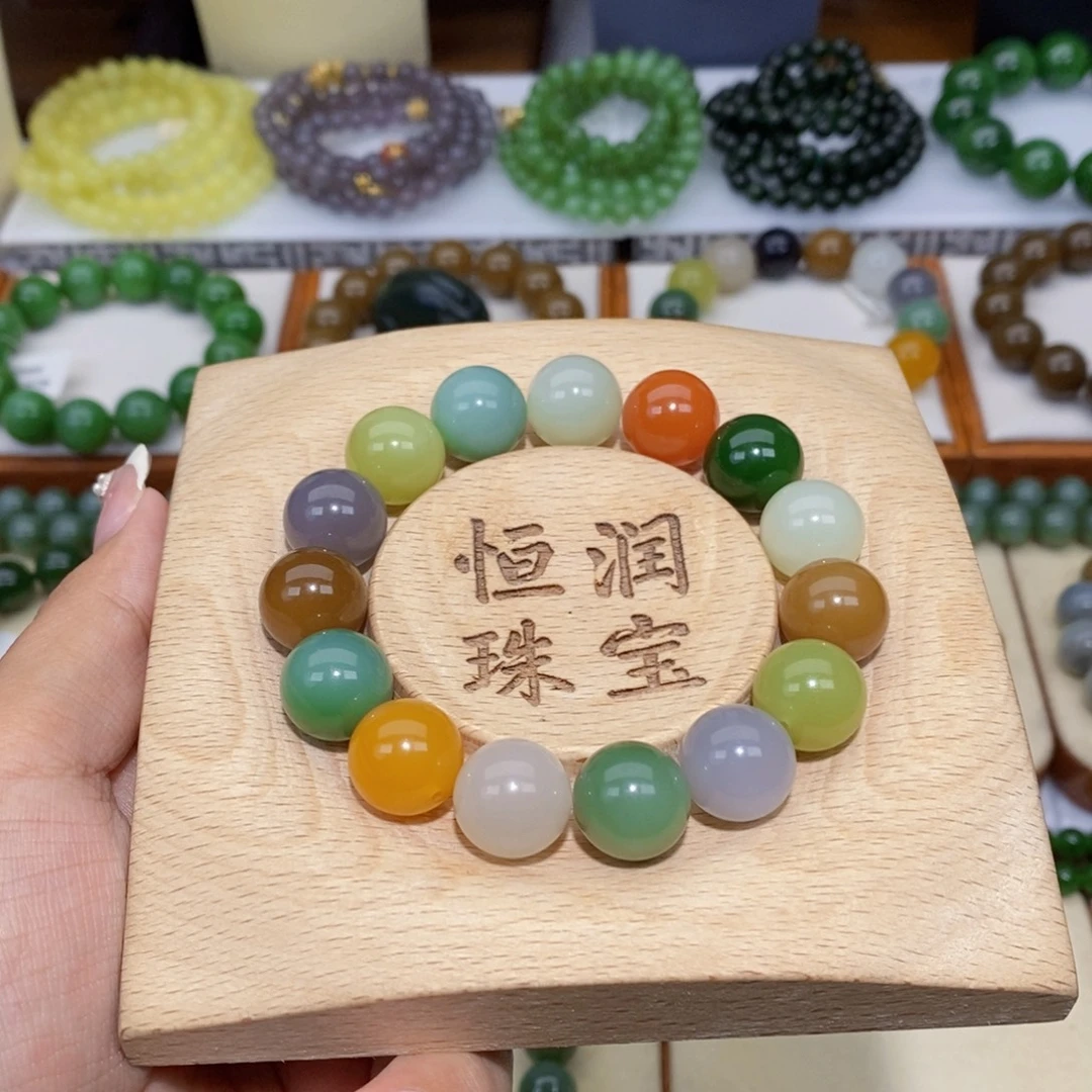 玲***i未镶嵌手串和田玉卡14