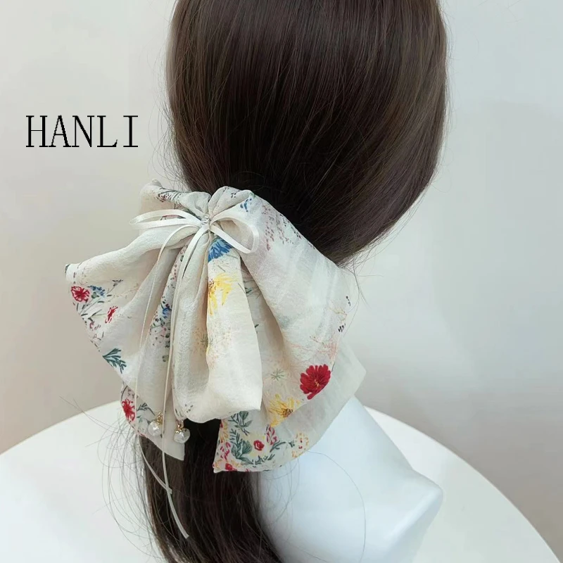 HANLI原创发饰【120-175】蝴蝶结韩版原创头花发圈发夹