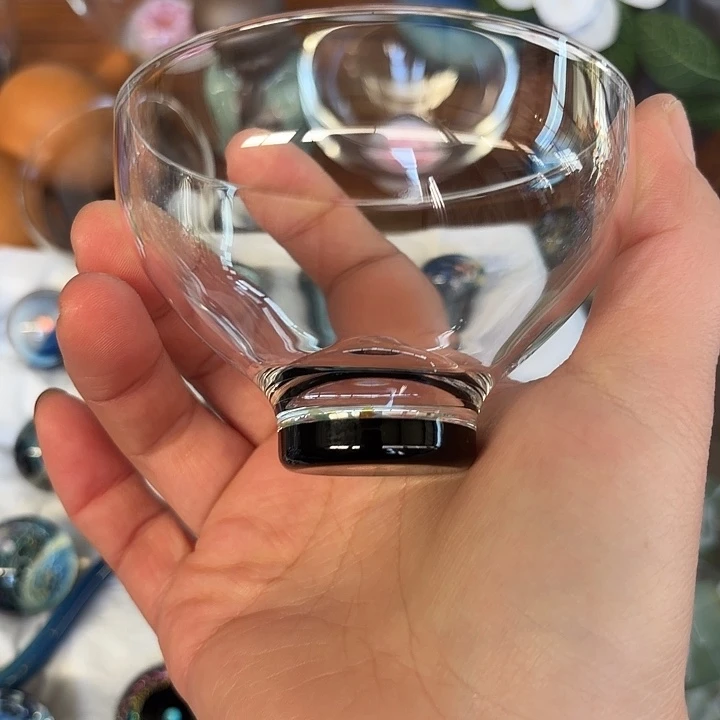 琉璃手工艺品玻璃茶器蓝花语郎杯