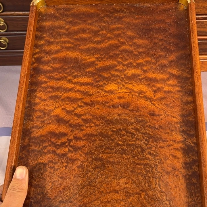 木缅甸花梨超大托盘