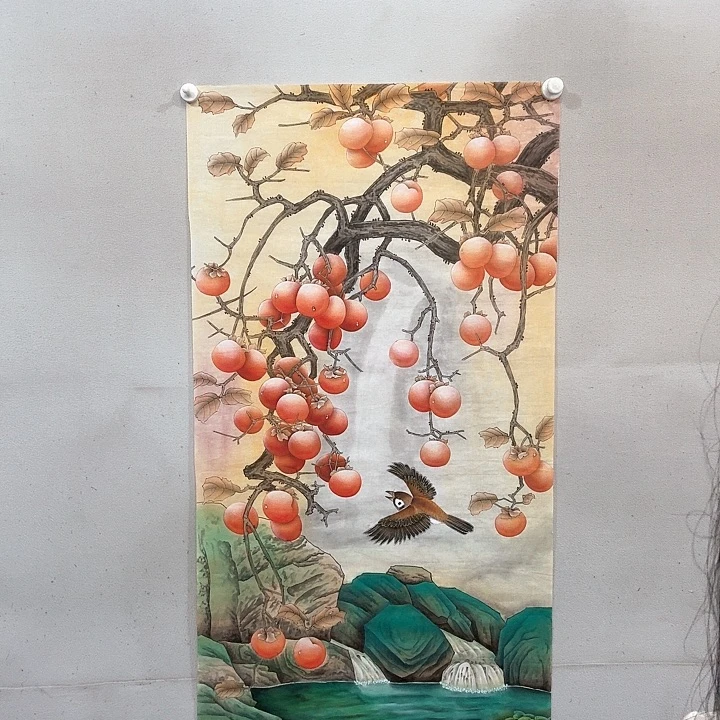 国画工笔画作品任海鲜画