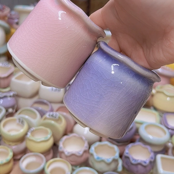 红陶陶瓷花盆当场满12包邮