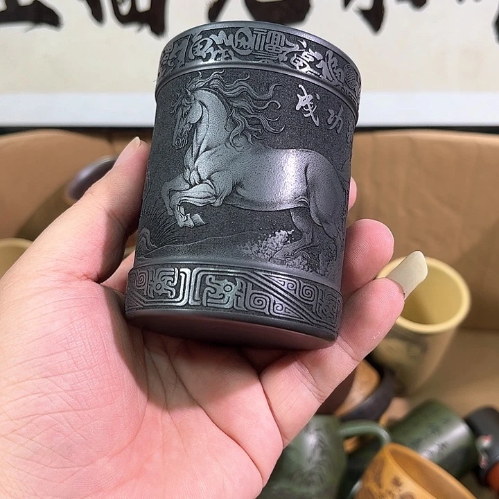 茶杯紫砂全手工紫砂主人杯