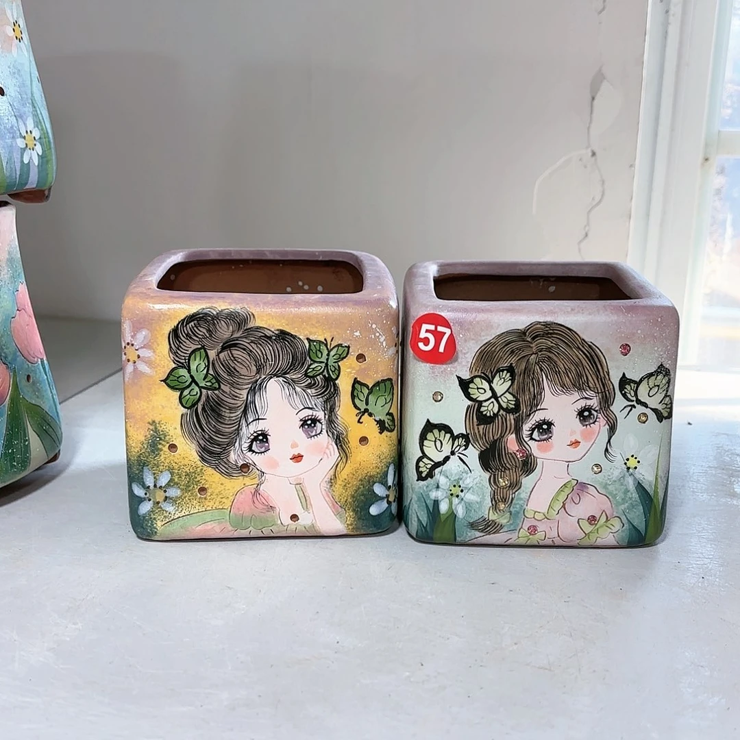 紫砂花盆十***亮手工花盆默认微瑕