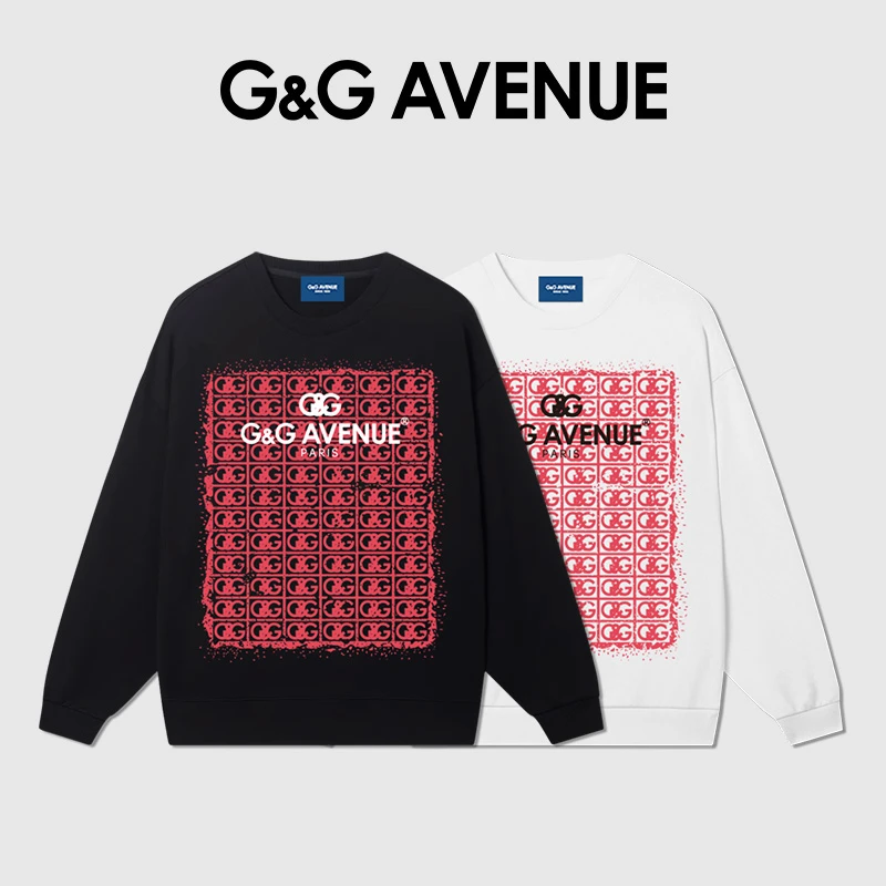 法国G&G AVENUE时尚新潮秋季上衣休闲圆领卫衣男女同款-GW2423098