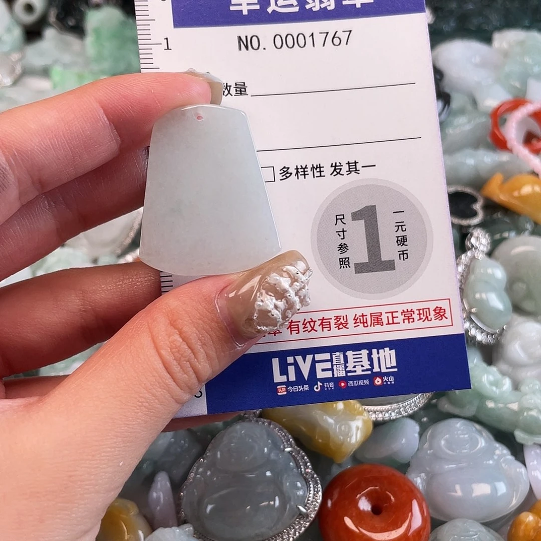 翡翠未镶嵌颈饰1767