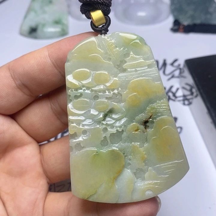 颈饰未镶嵌翡翠翡翠