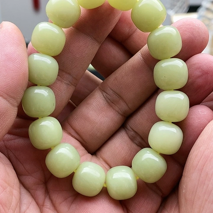 【闪购商品】手链未镶嵌和田玉14黄口