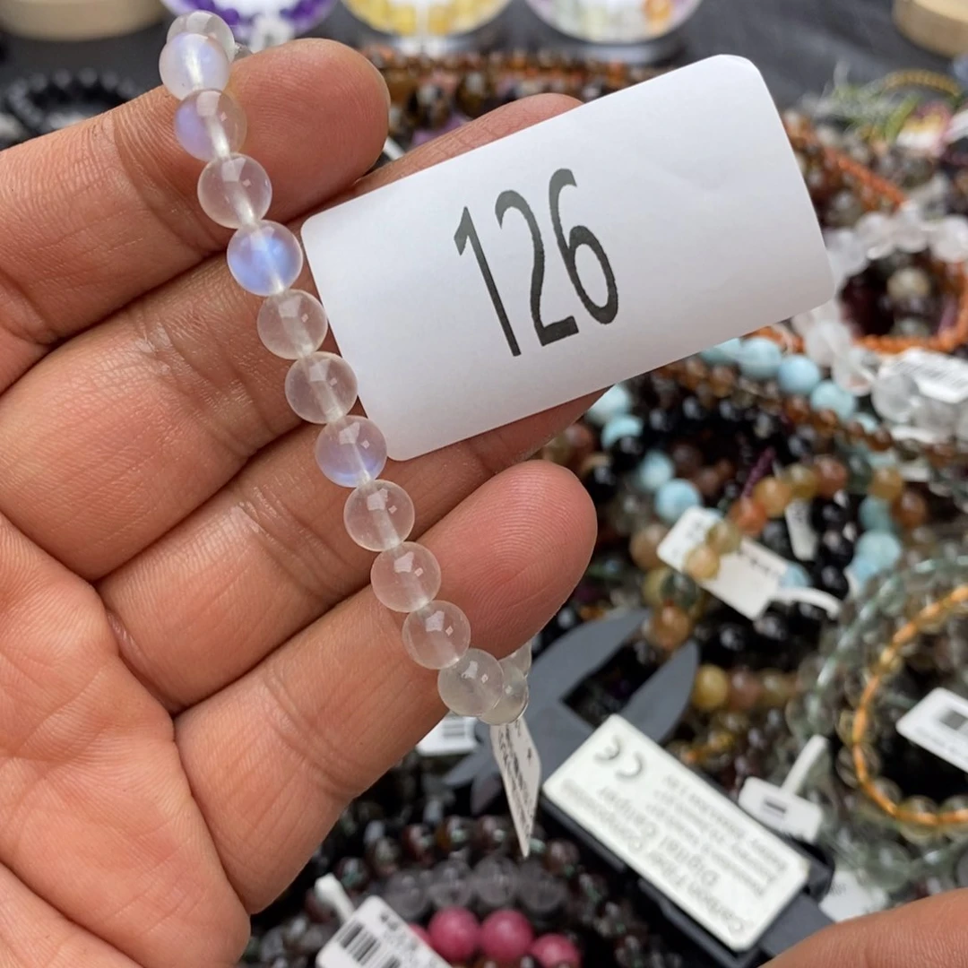 月光石手链未镶嵌手链