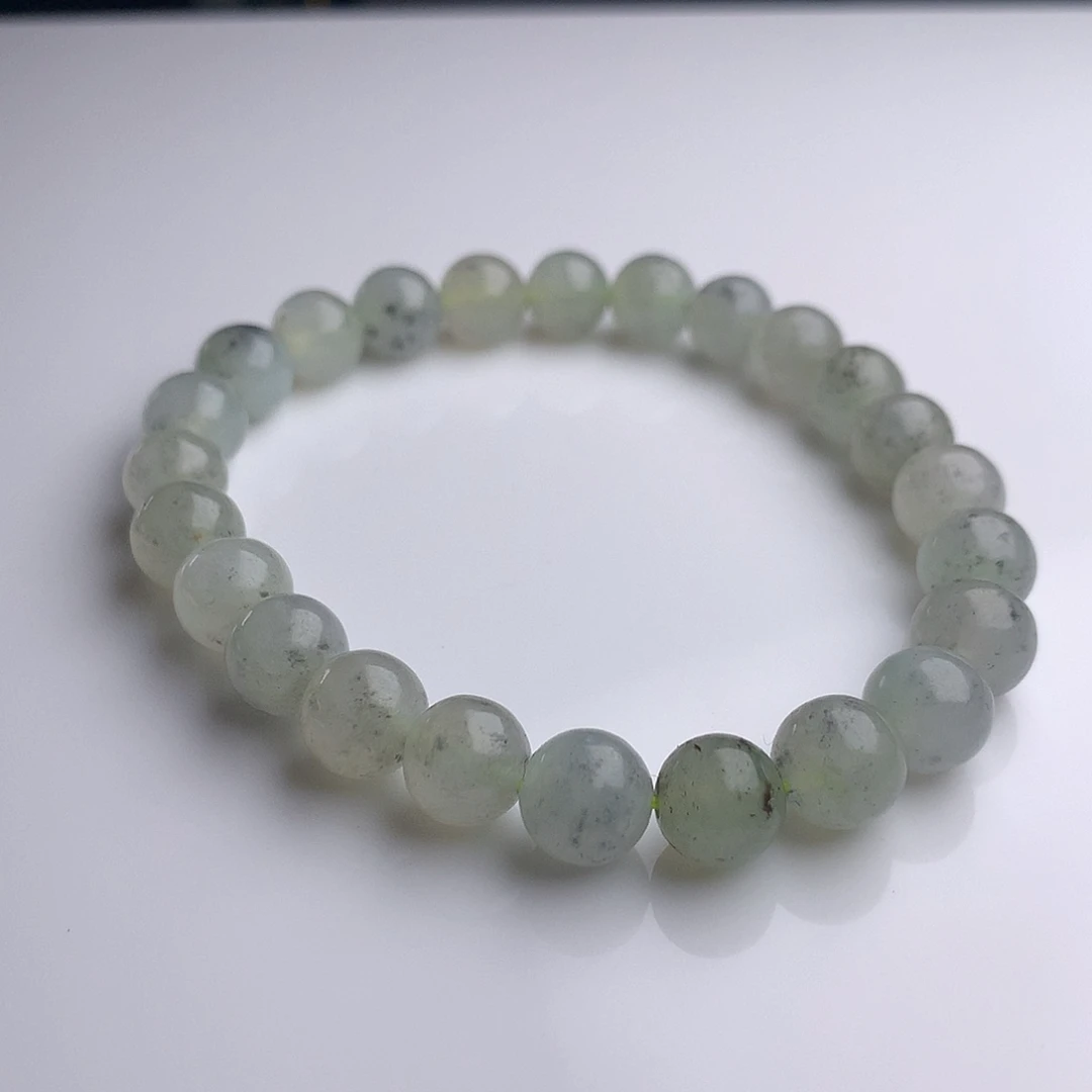 未镶嵌手串翡翠8mm！