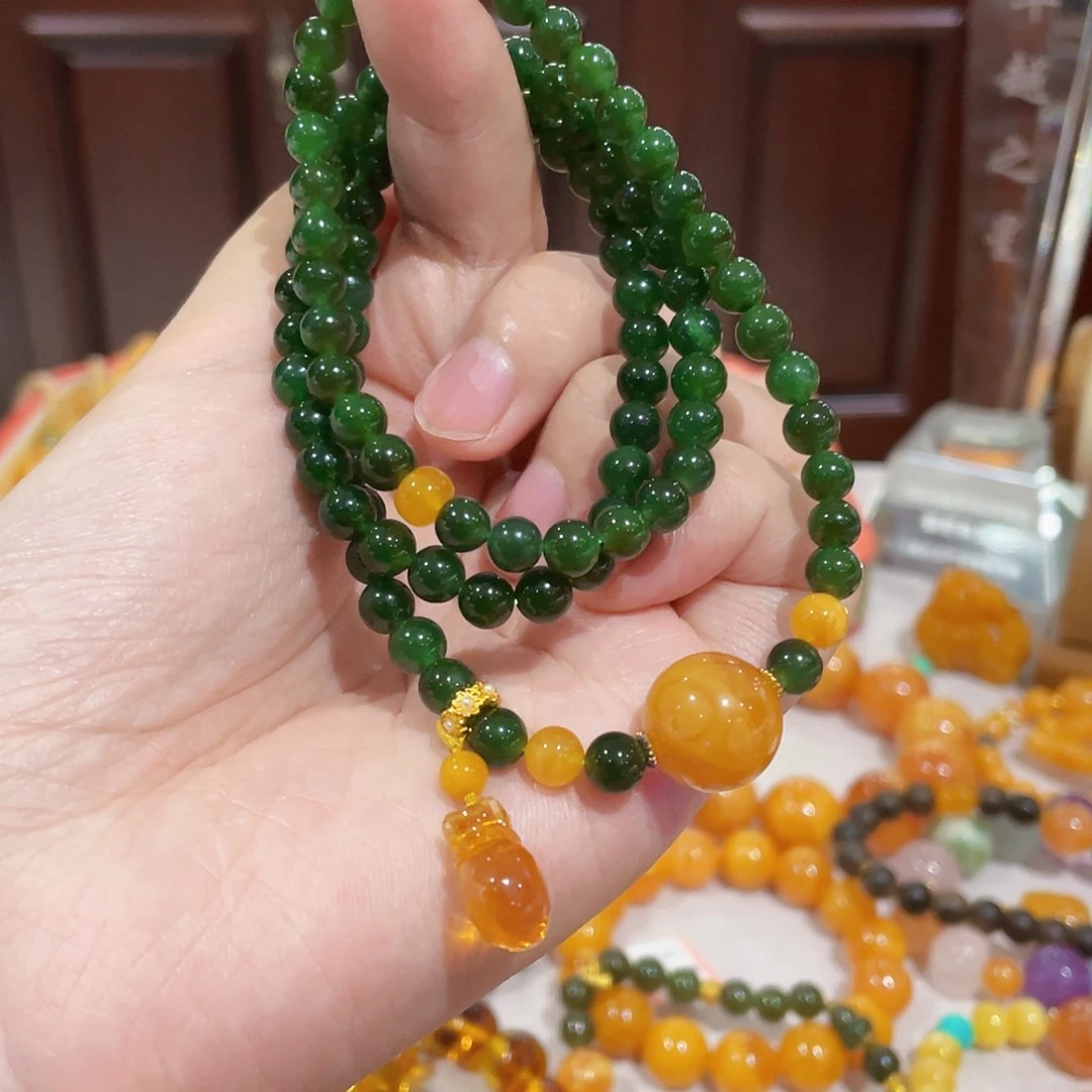 手链蜜蜡未镶嵌手串