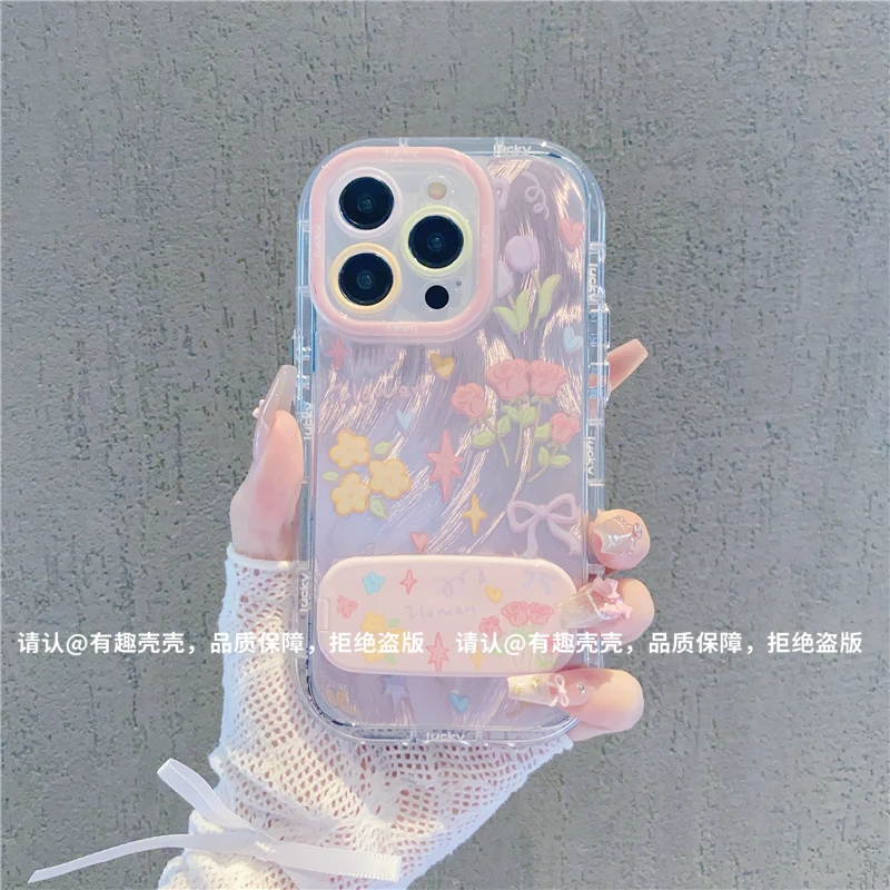 羽纱奶油壳适用苹果16/iPhone/华为荣耀/OPPO/VIVO/小米/手机壳潮