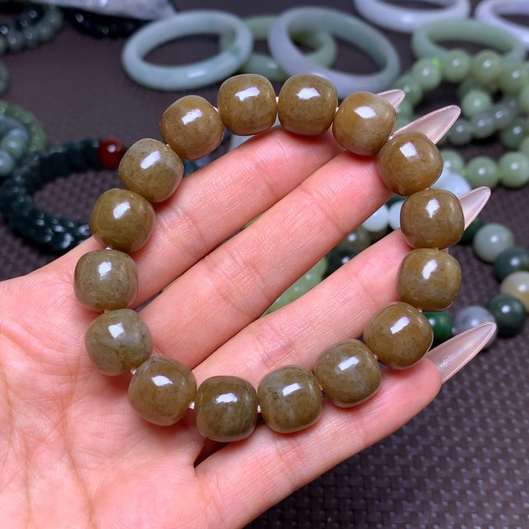 未镶嵌手串和田玉卡13