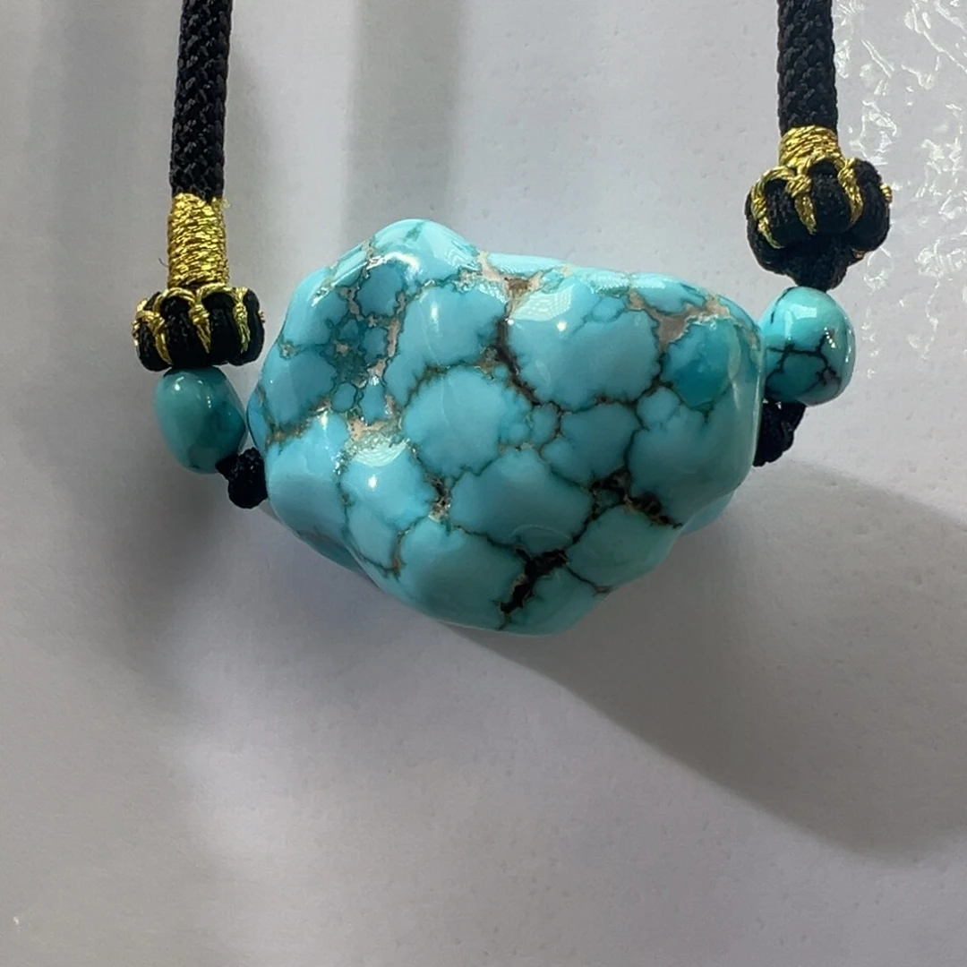 绿松石未镶嵌挂件