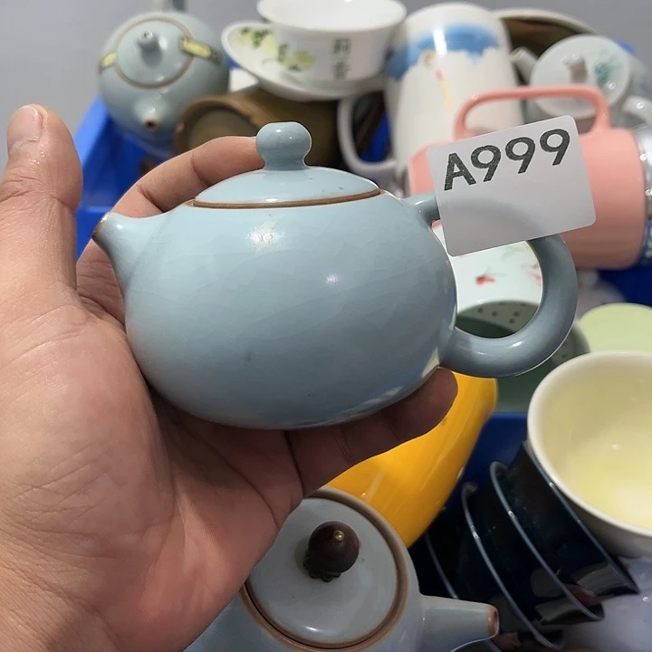 茶具默认微瑕瓷器、茶具、壶、摆件，介意勿拍