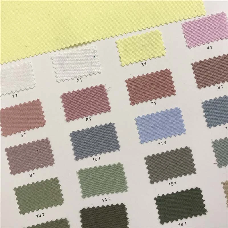 32*21洗水绉梭织面料194个颜色现货供应时尚面料斜纹系列815495