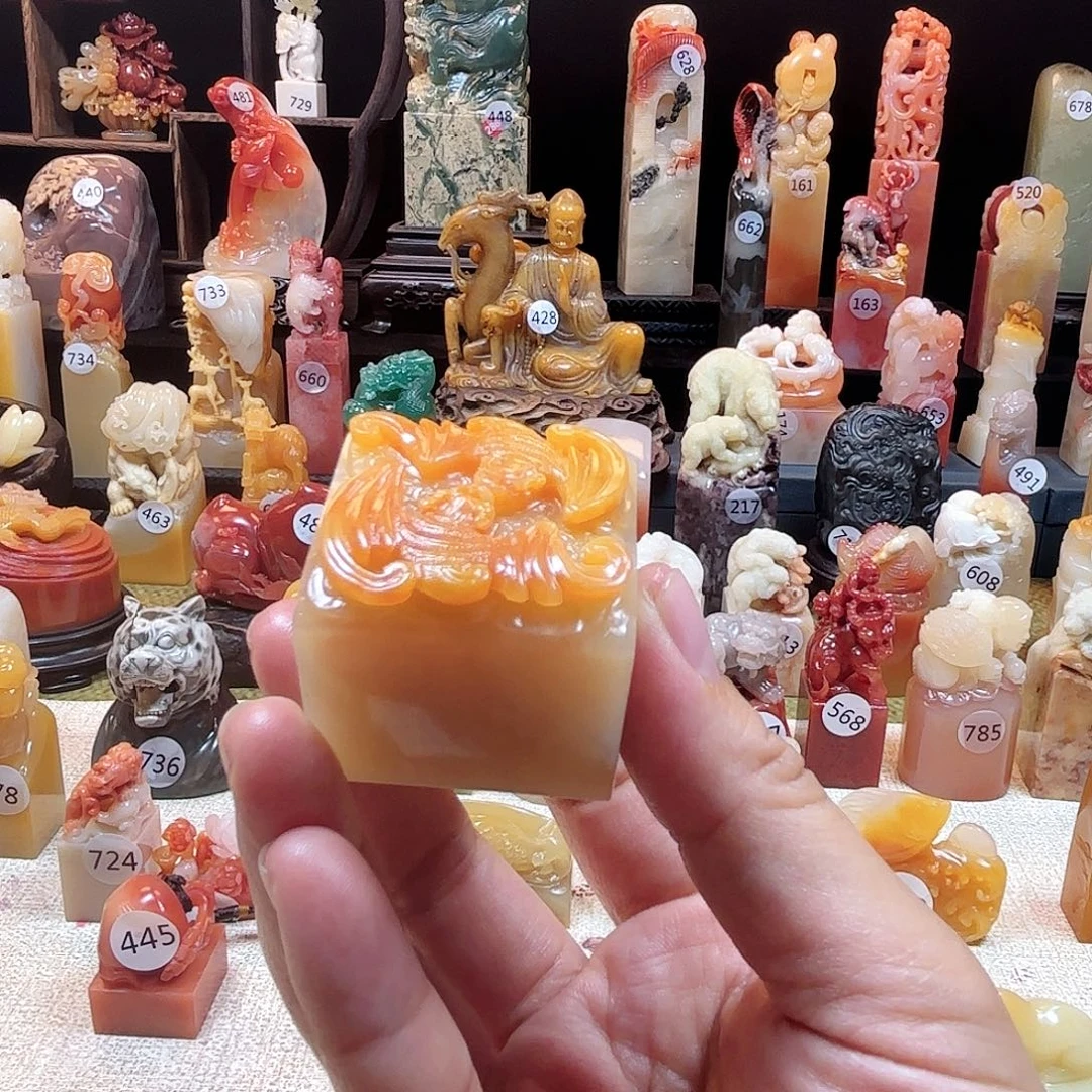 寿山石其他蝙蝠印章