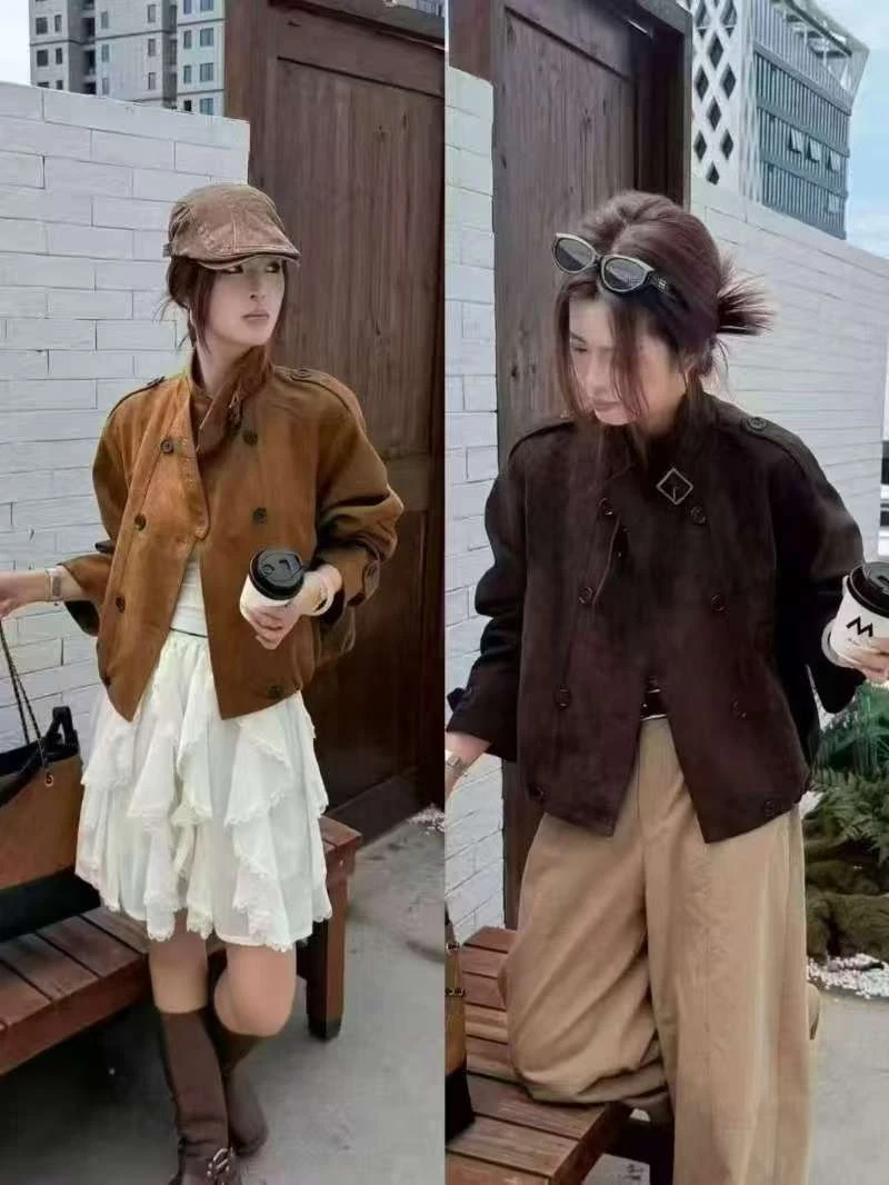 常规款免烫休闲风秋季短款短外套小香风网红上衣复古