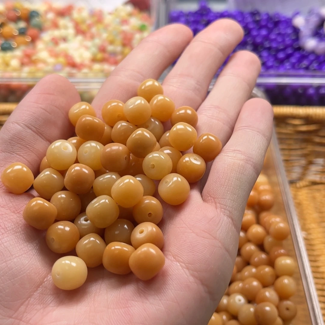 【闪购商品】白玉菩提吊坠z10/100+50颗鸡油黄