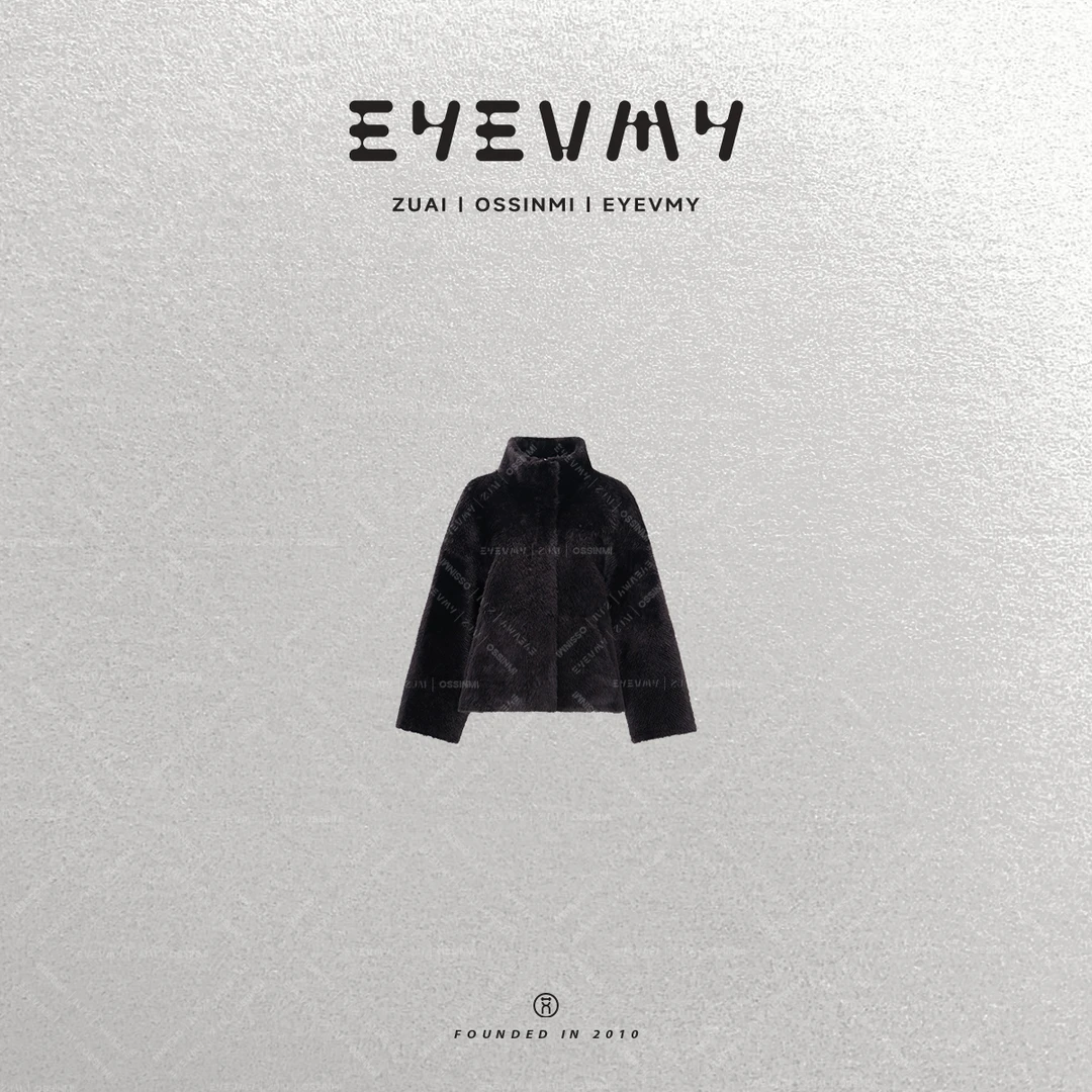 【莫西干小毛尖】乌梅子酱莫拉贡羊皮毛一体皮草奢暖外套WT54PWK003