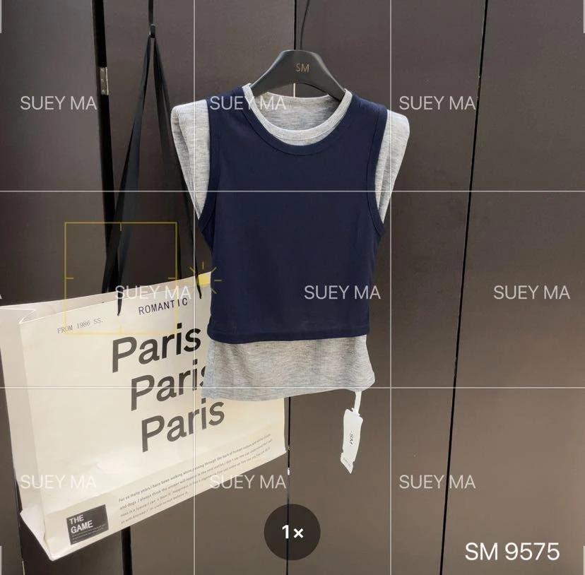 杨杨 SM-夏季新款休闲背心上衣9575