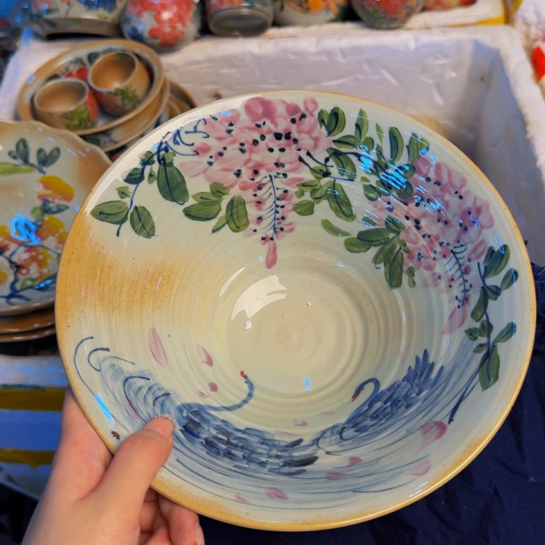 瓷片景德镇陶瓷手工手绘