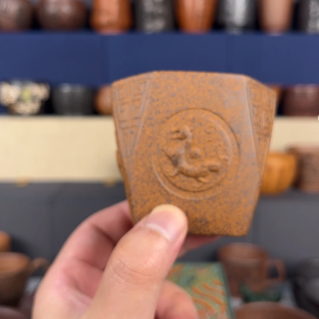 紫砂茶杯紫砂杯 手工制作