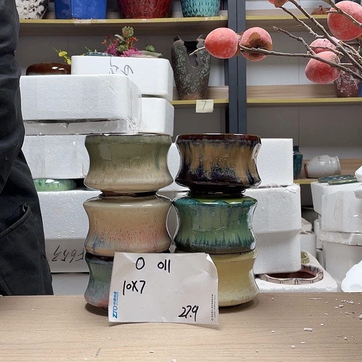 粗陶多肉花盆微瑕011