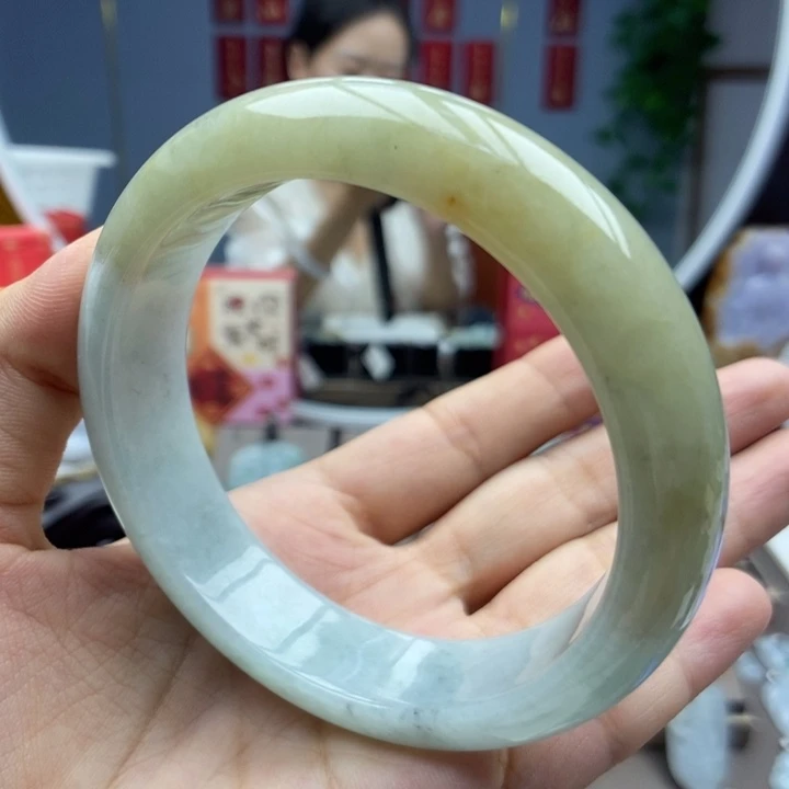 翡翠手镯未镶嵌手镯56