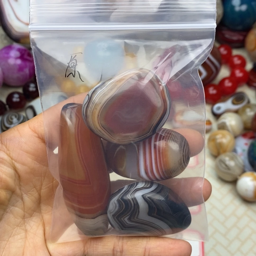 原***光玛瑙/玉髓未镶嵌颈饰