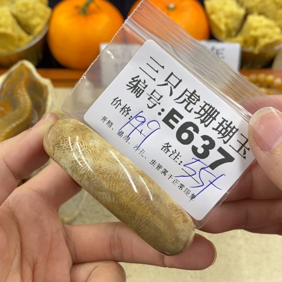 硅化珊瑚（珊瑚玉）1未镶嵌我****?