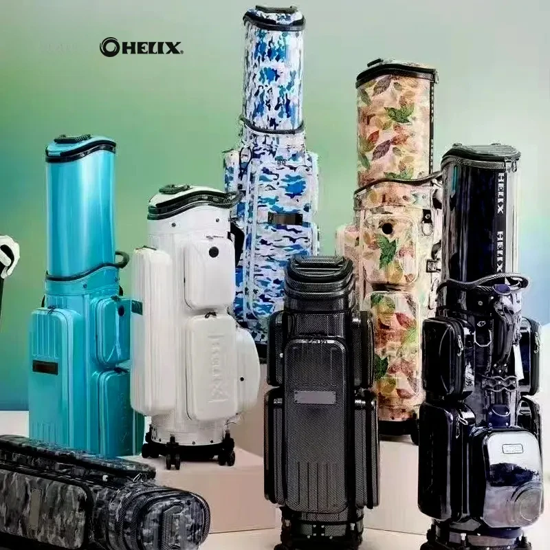 HELIX喜力克斯高尔夫男女士球包伸缩硬壳防水飞机航空托运包BOLUX