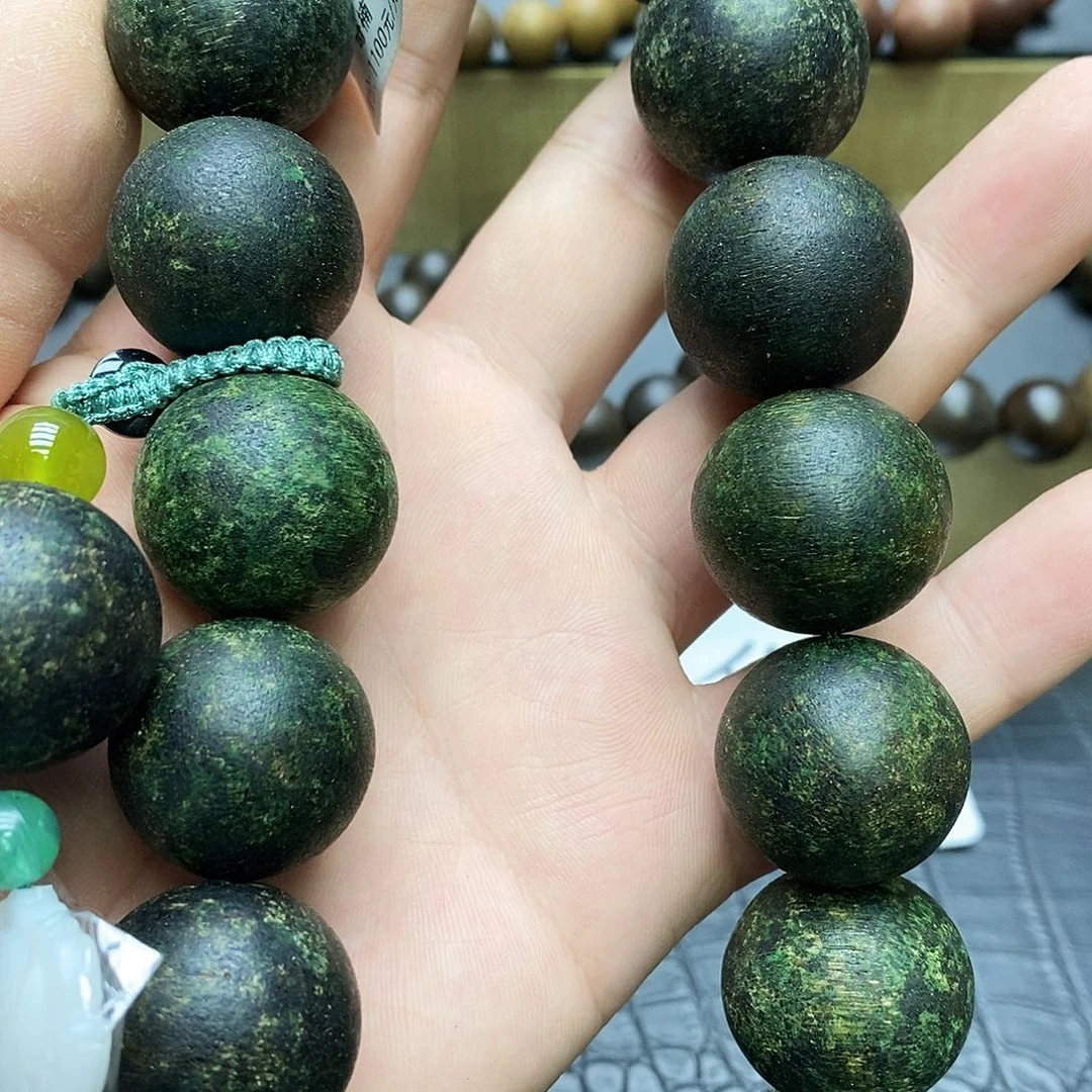 沉香碎屑沉香14莺歌绿