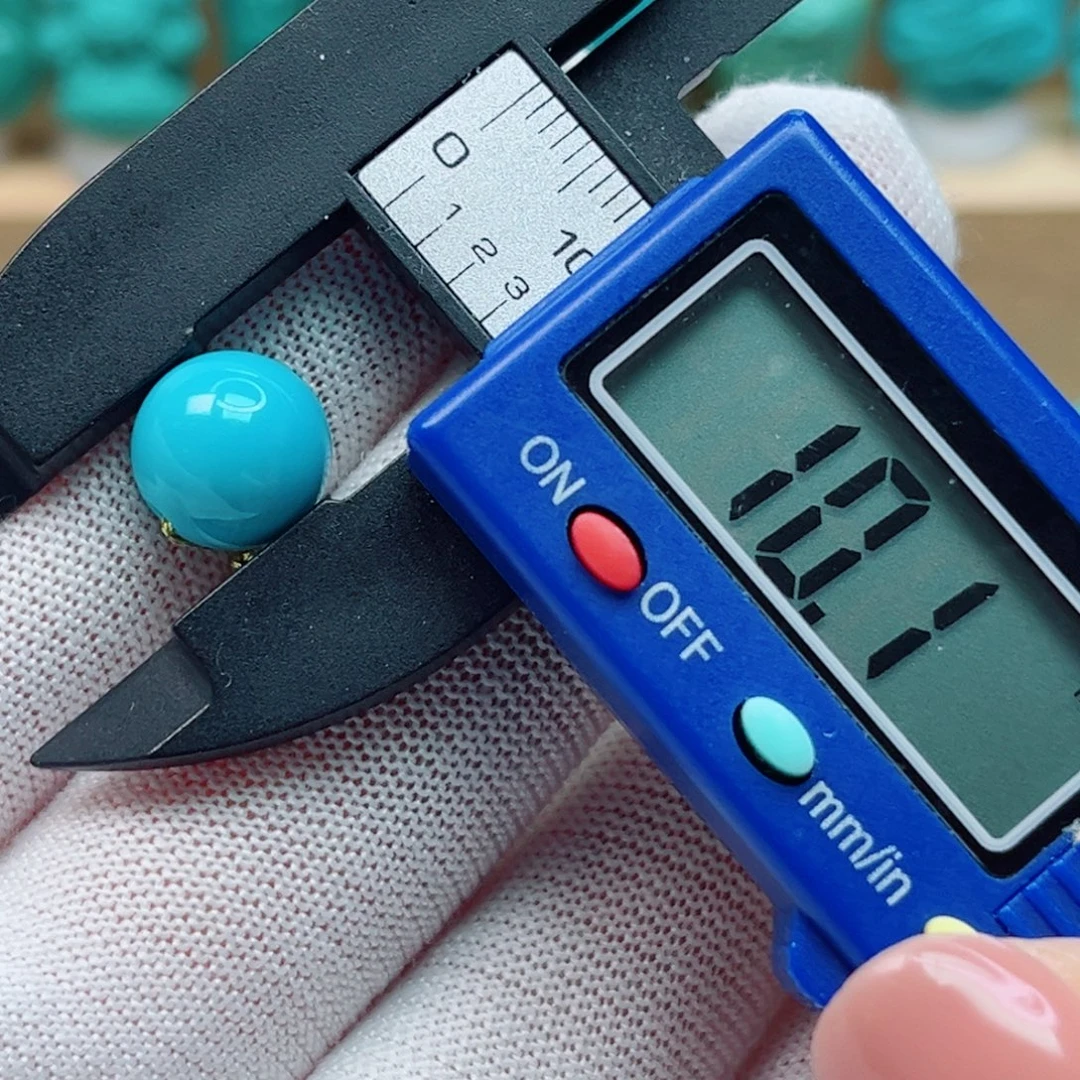 绿松石未镶嵌圆珠