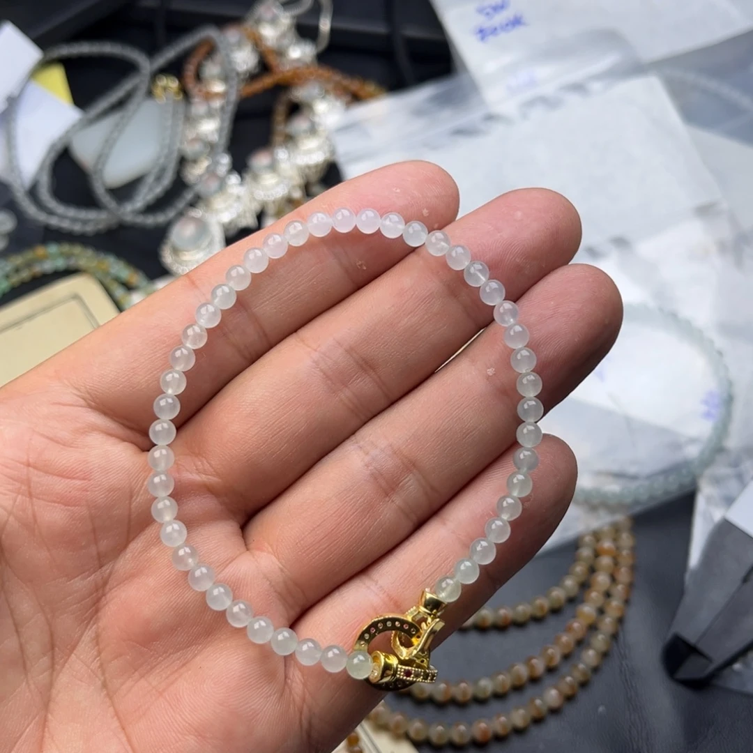 定制翡翠未镶嵌翡翠手串定制