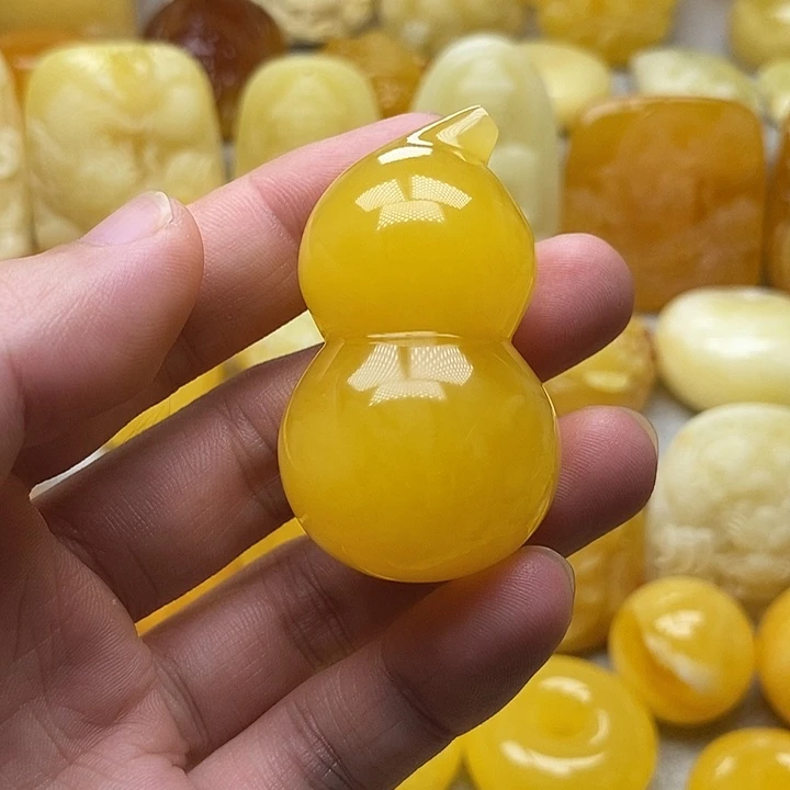 琥珀颈饰未镶嵌琥珀蜜蜡吊坠